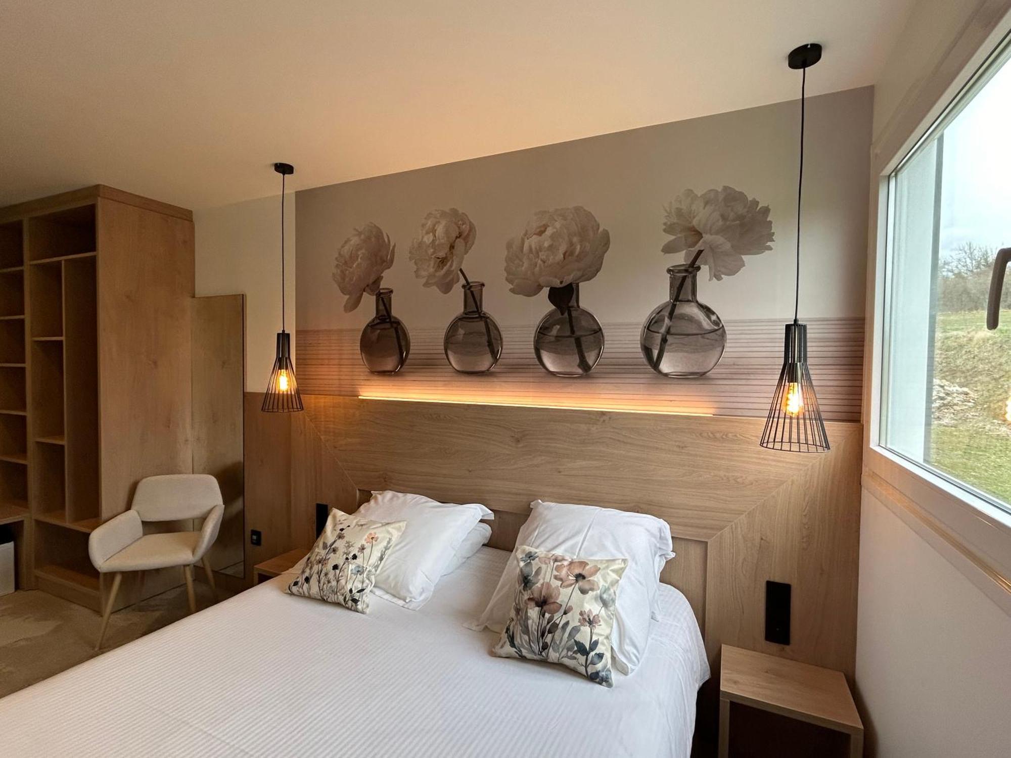 Les Orchidees , Hotel & Restaurant Verdun-sur-Meuse Luaran gambar